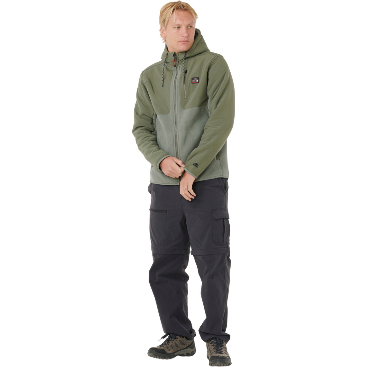 2025 Rip Curl Mens Anti Series Search Fleece 09VMFL - Cactus Green